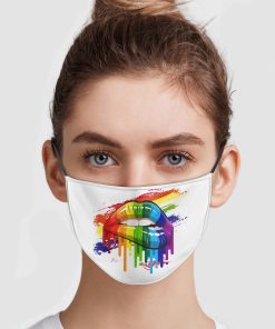 LGBT Sexy Lips Face Mask