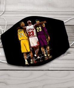 Kobe Bryant, Michael Jordan and LeBron James Face Mask