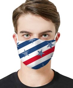 US Flag Stripe Face Mask