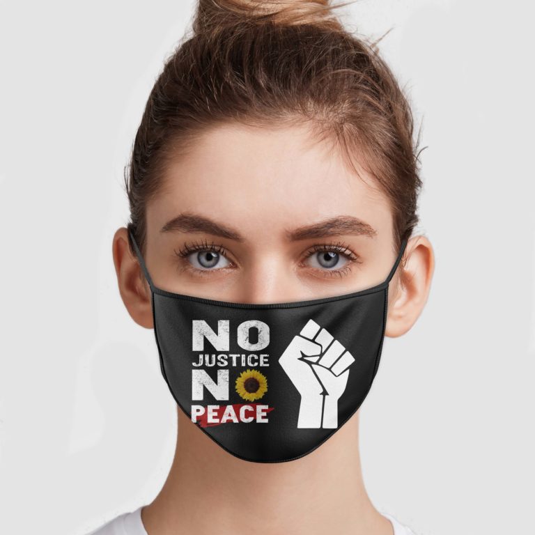 No Justice No Peace Face Mask