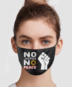 No Justice No Peace Face Mask