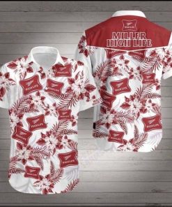 Miller High Life Hawaiian Shirt