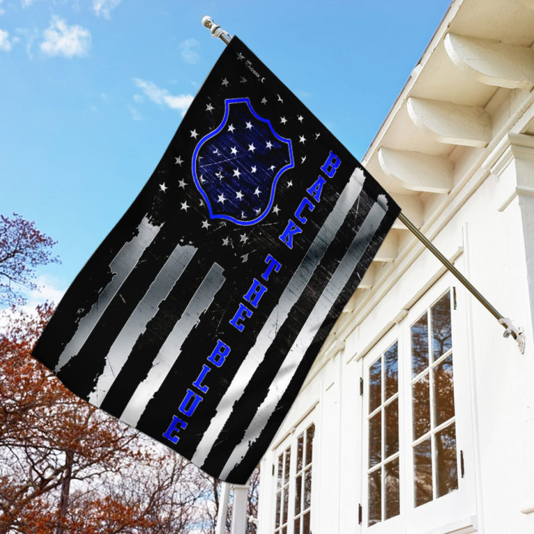 Back The Blue Flag | Garden Flag