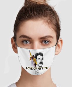 Freddie Mercury Love Of My Life Face Mask