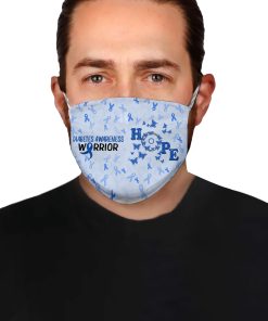 Diabetes Awareness Warrior Hope Face Mask
