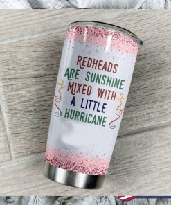 Hippie RedHead Girl Have Three Sides 20oz Tumbler