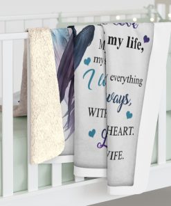 To My Husband I Fell In Love With You Arctic Fleece Blanket