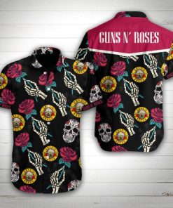 Guns N’ Roses Skull Hawaiian Shirt