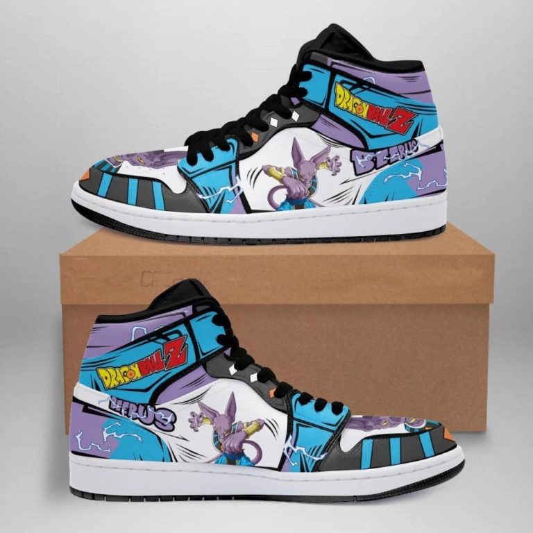 Beerus Dragon Ball Z Anime Jordan Sneakers