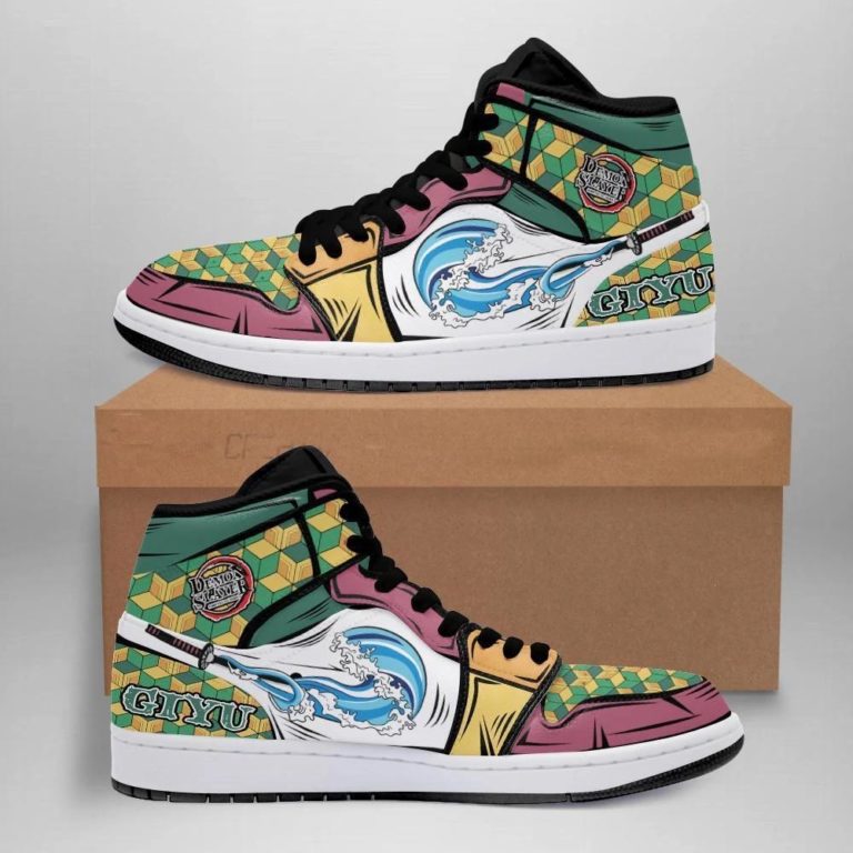 Giyu Demon Slayer Jordan Sneakers