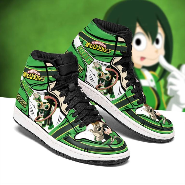 Asui Tsuyu | My Hero Academia Jordan Sneakers