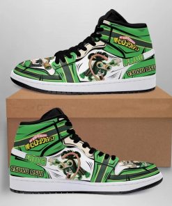 Asui Tsuyu | My Hero Academia Jordan Sneakers Asui Tsuyu | My Hero Academia Jordan Sneakers