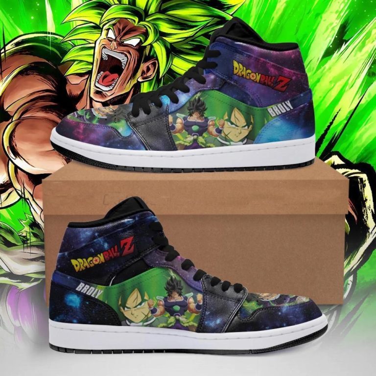 Broly Dragon Ball Z Anime Jordan Sneakers