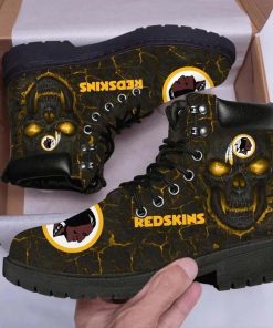 Washington Redskins Football 3d Skull Tim Boots