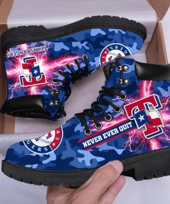 Texas Rangers Never Ever Quit Timberland Boots