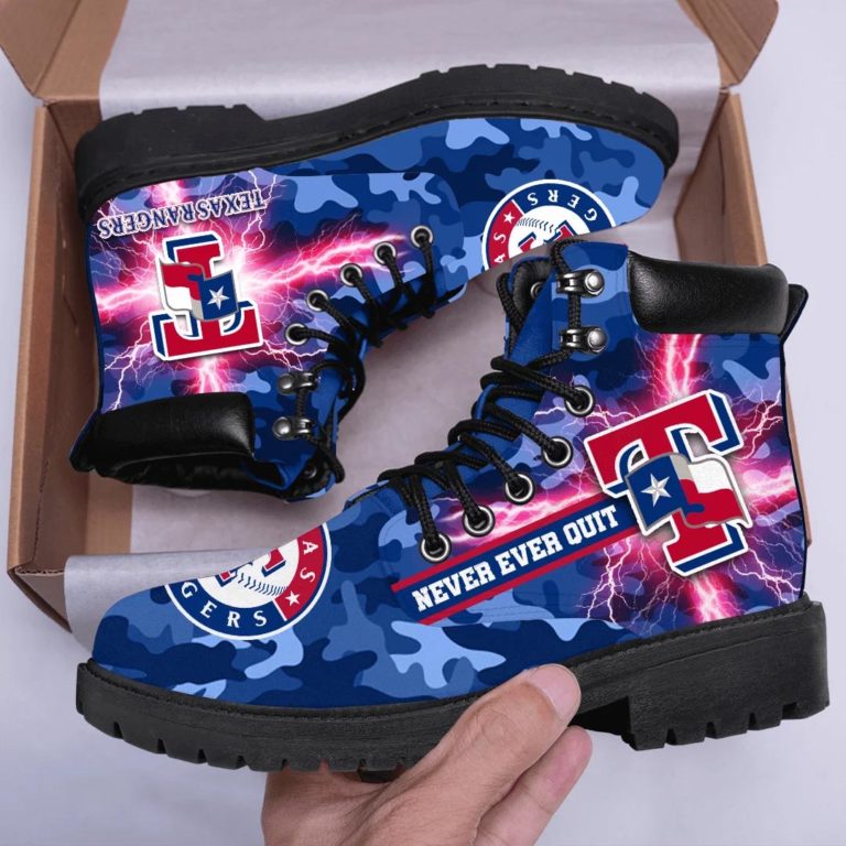 Texas Rangers Never Ever Quit Timberland Boots