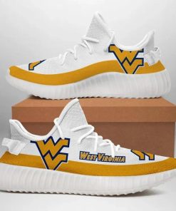 West Virginia Mountaineers Football White Sneakers