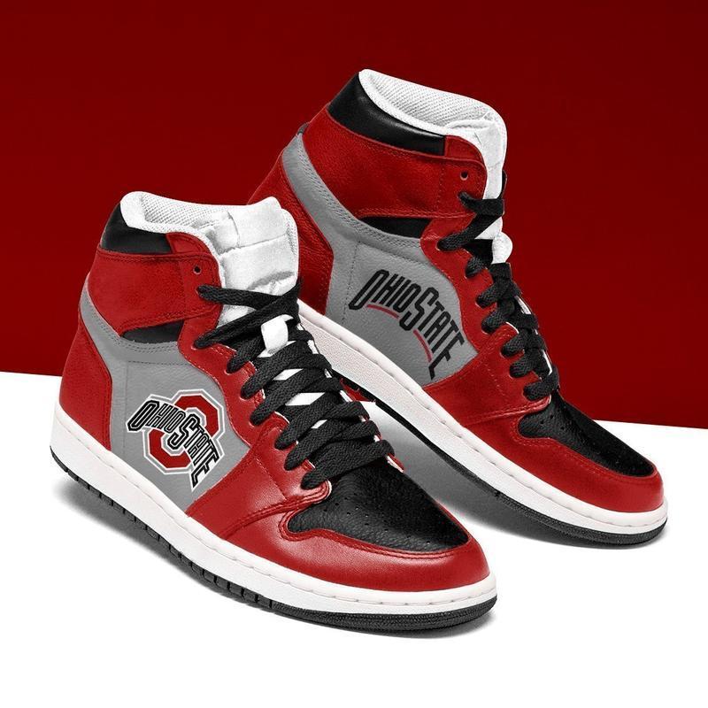 Ohio State Buckeyes Football Air Jordan 1 High Sneaker RobinPlaceFabrics