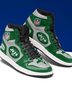 New York Jets Air Jordan 1 High Sneaker New York Jets Air Jordan 1 High Sneaker