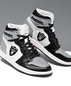 Oakland Raiders Air Jordan 1 High Sneaker Oakland Raiders Air Jordan 1 High Sneaker