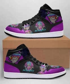 Schwifty Rick And Morty Air Jordan 1 High Sneaker