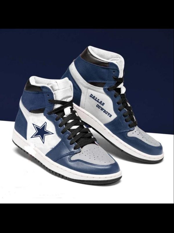 Dallas Cowboys Air Jordan 1 High Sneaker