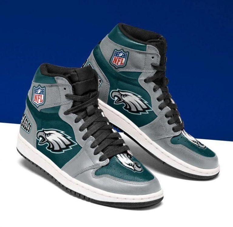 Philadelphia Eagles Air Jordan 1 High Sneaker - RobinPlaceFabrics