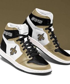 New Orleans Saints Air Jordan 1 High Sneaker New Orleans Saints Air Jordan 1 High Sneaker