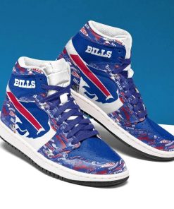 Buffalo Bills Football Air Jordan 1 High Sneaker Buffalo Bills Football Air Jordan 1 High Sneaker