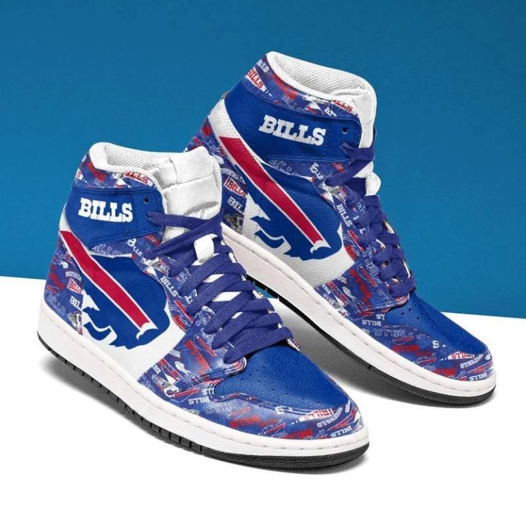 Buffalo Bills Football Air Jordan 1 High Sneaker