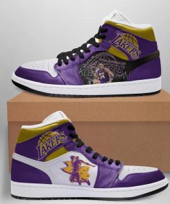 Los Angeles Lakers Kobe Bryant Air Jordan 1 High Sneaker