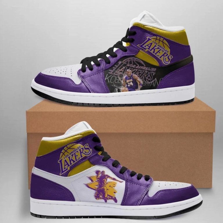 Los Angeles Lakers Kobe Bryant Air Jordan 1 High Sneaker