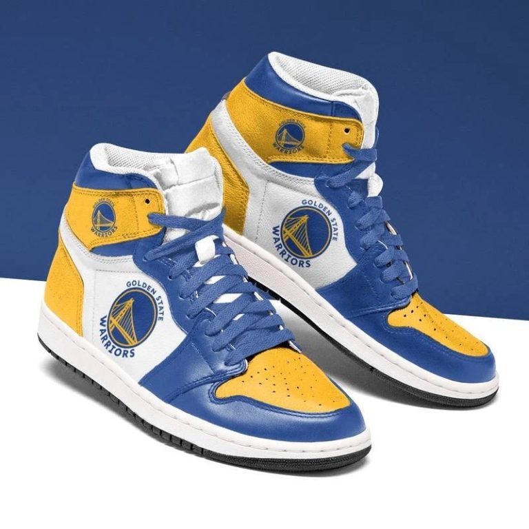 Golden State Warriors Air Jordan 1 High Sneaker