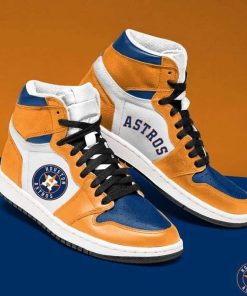 Houston Astros Baseball Air Jordan 1 High Sneaker