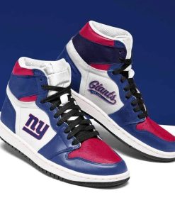 New York Giants Air Jordan 1 High Sneaker