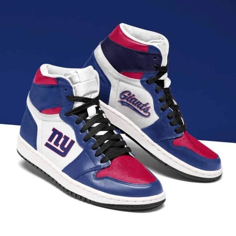 New York Giants Air Jordan 1 High Sneaker