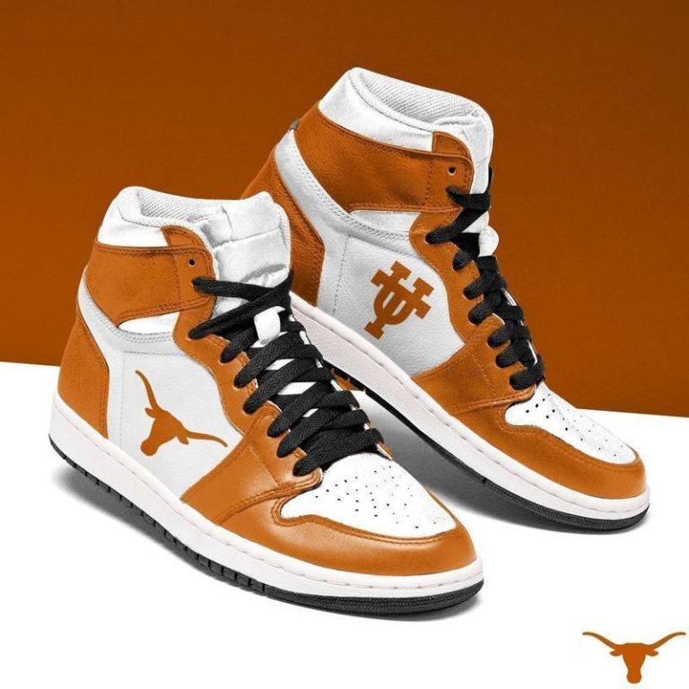 Texas Longhorns Air Jordan 1 High Sneaker