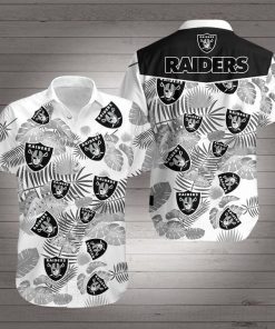Oakland Raiders Football Hawaiian Shirt Oakland Raiders Football Hawaiian Shirt