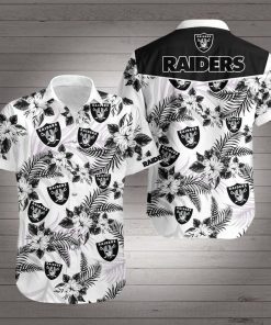 Oakland Raiders Football Hawaiian Shirt Oakland Raiders Football Hawaiian Shirt