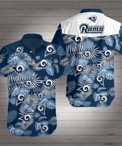 Los Angeles Rams Football Hawaiian Shirt Los Angeles Rams Football Hawaiian Shirt