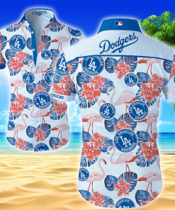 Los Angeles Dodgers Baseball Team Hawaiian Shirt