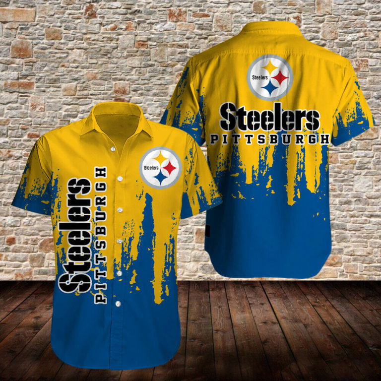 Pittsburgh Steelers Button-up T-Shirts