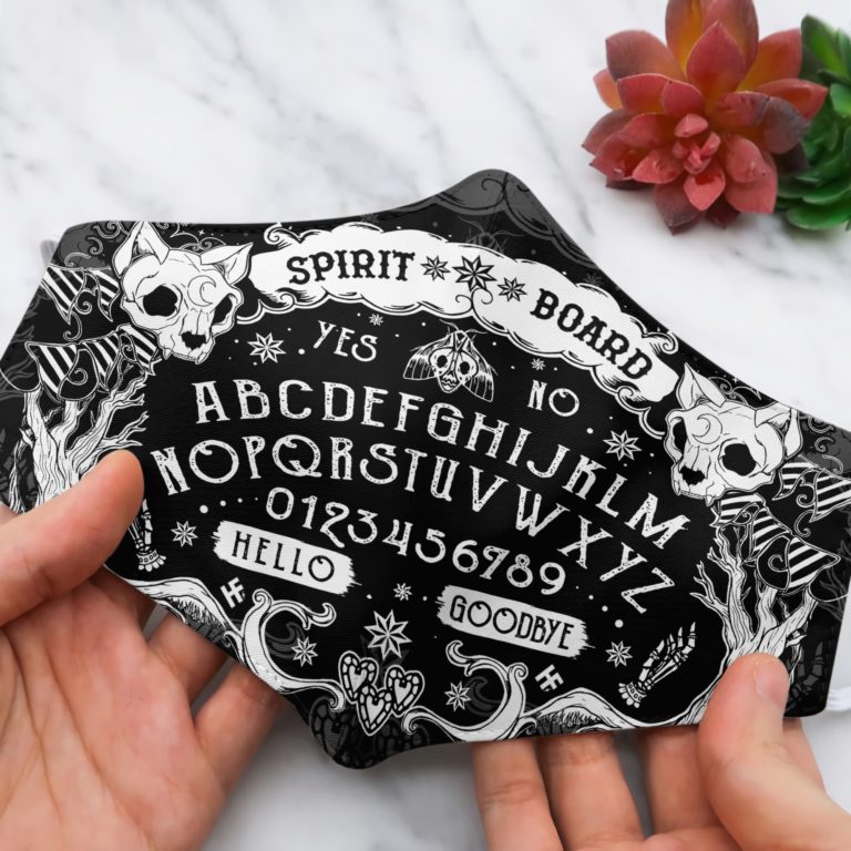 Cat Skulls Spirit Board Wicca Face Mask