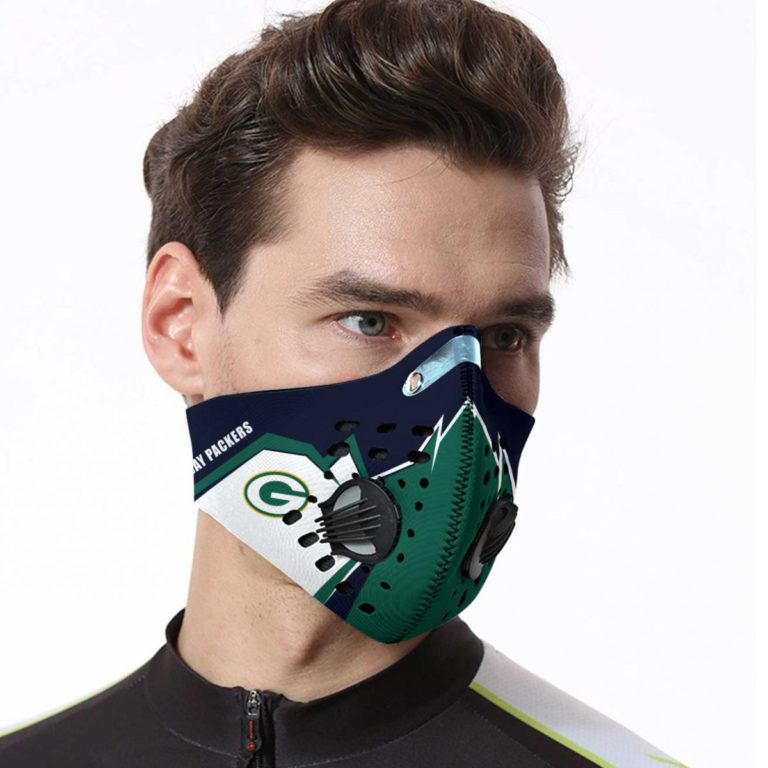 Green Bay Packers Football N95 Filter Face Mask