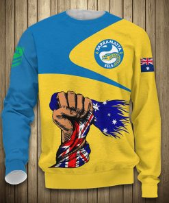Parramatta Eels All Over Print Hoodie, T Shirt