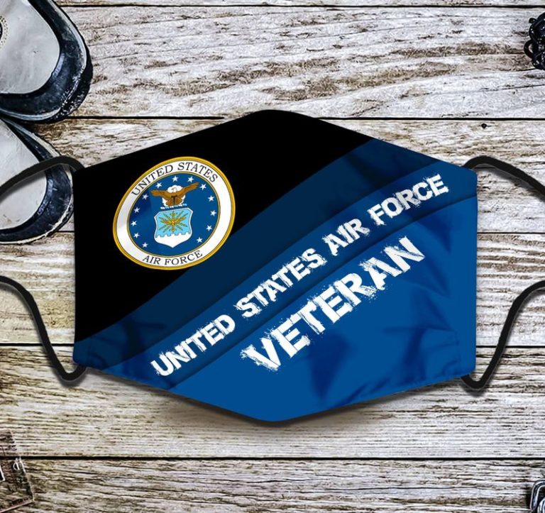 US Air Force Veteran Face Mask