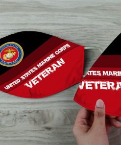 US Marine Corps Veteran Face Mask