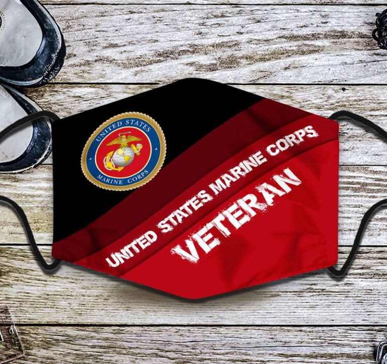 US Marine Corps Veteran Face Mask
