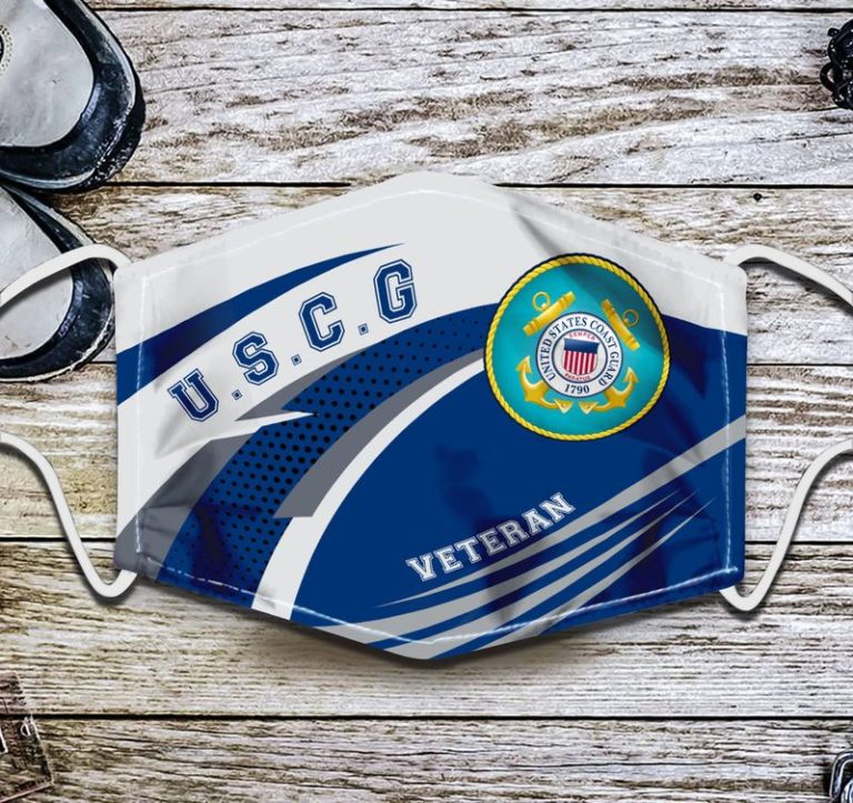 US Coast Guard Veteran Face Mask