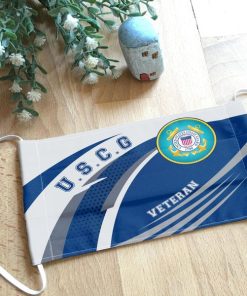 US Coast Guard Veteran Face Mask US Coast Guard Veteran Face Mask